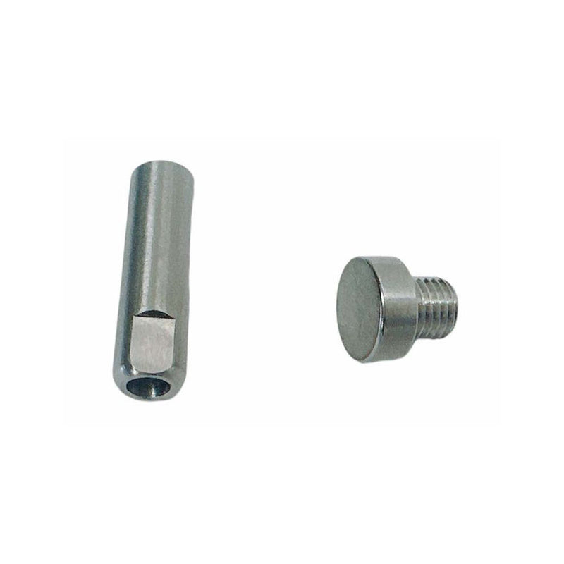 4 Pcs Marine T316 Stainless Steel 3/16" Push And Go Swageless Dome 3/16" Cable
