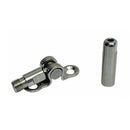 4 Pc Set Marine T316 Stainless Steel Push And Go Swageless Deck Toggle, Cable Wire Railing Fitting for Deck, Dock, Stair, and Rail Systems