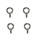 4 Pcs Marine T316 Stainless Steel 1/4'' Eye Bolt 400 Lbs WLL Lifting Eye Bolt