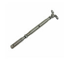 4 Pc Set T316 Stainless Steel Push And Go Deck Toggle Turnbuckle, Marine Grade Cable Tensioner for 3/16" and 1/4" Cable