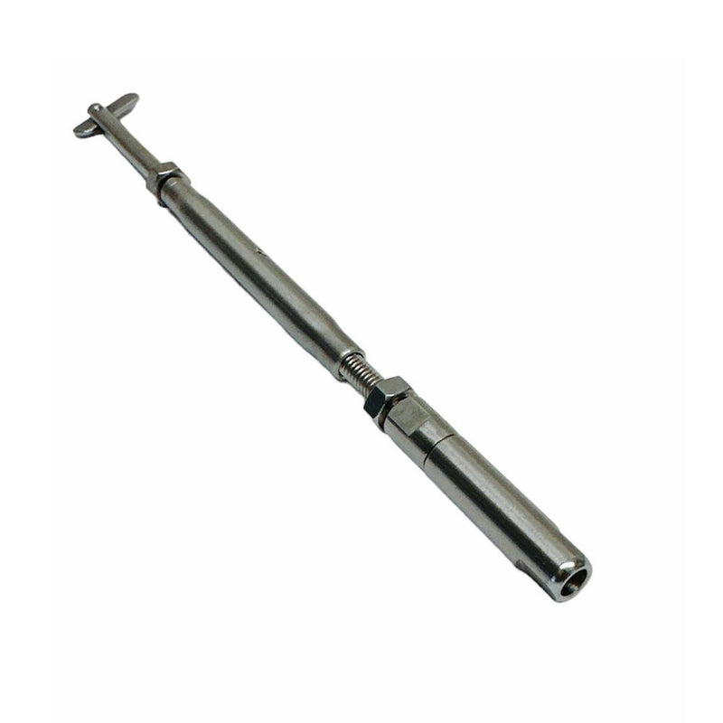 Marine T316 Stainless Steel Push And Go Drop Pin Turnbuckle 1/4"-20 Thread