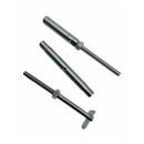 4 Pc Set Marine T316 Stainless Steel Push And Go Drop Pin Turnbuckle, 1/4"-20 Thread Cable Wire Tensioner for Deck, Dock, and Rail Systems