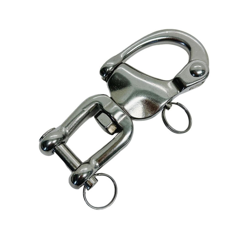 4 Pc 5 SWIVEL JAW Snap Shackle  SS316 Stainless Steel Shackle Forged Boat Anchor