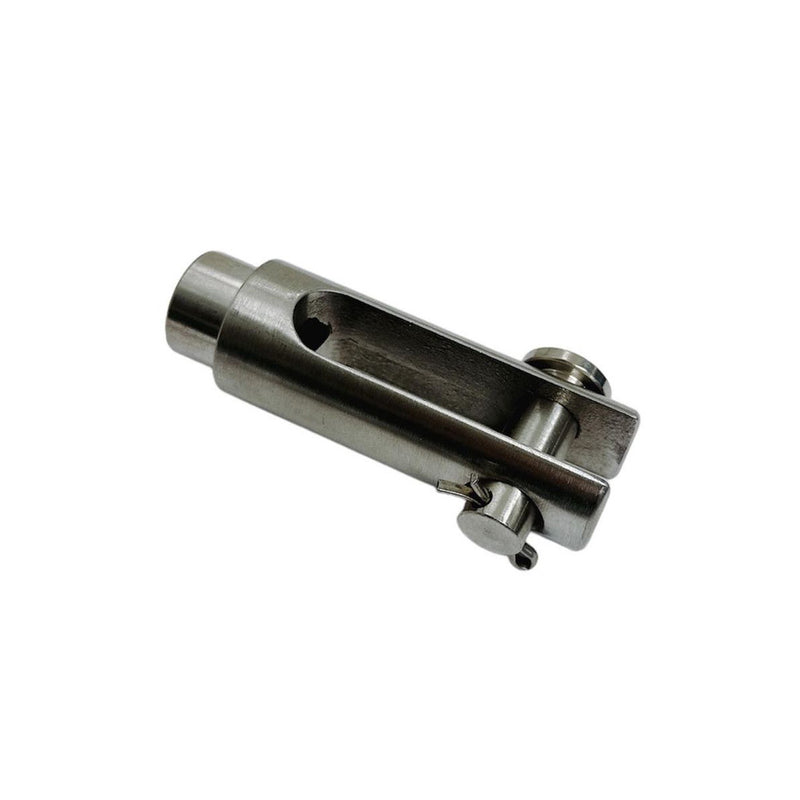Marine Stainless Steel T316 1/2"-13 Right Handed Threaded Yoke End 2200 Lbs WLL