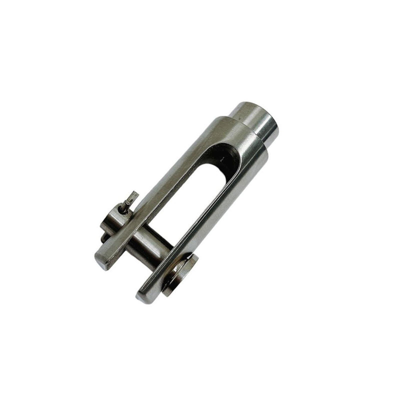 Marine Stainless Steel T316 1/2"-13 Right Handed Threaded Yoke End 2200 Lbs WLL