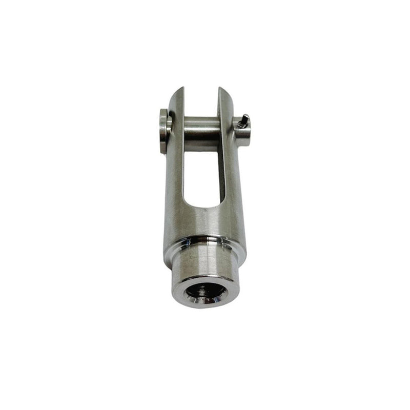 Marine Stainless Steel T316 1/2"-13 Right Handed Threaded Yoke End 2200 Lbs WLL