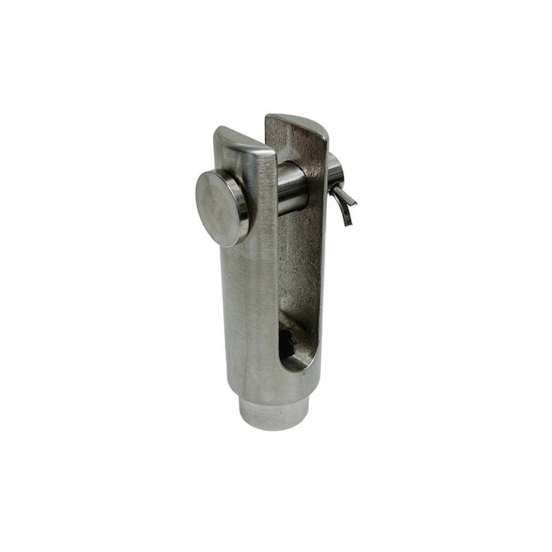 Marine Stainless Steel T316 1/2"-13 Right Handed Threaded Yoke End 2200 Lbs WLL