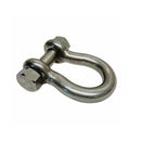 Mil-Spec 316 Stainless Steel Drop Forged 1" Bolt Pin Anchor Shackle 10000Lb WLL