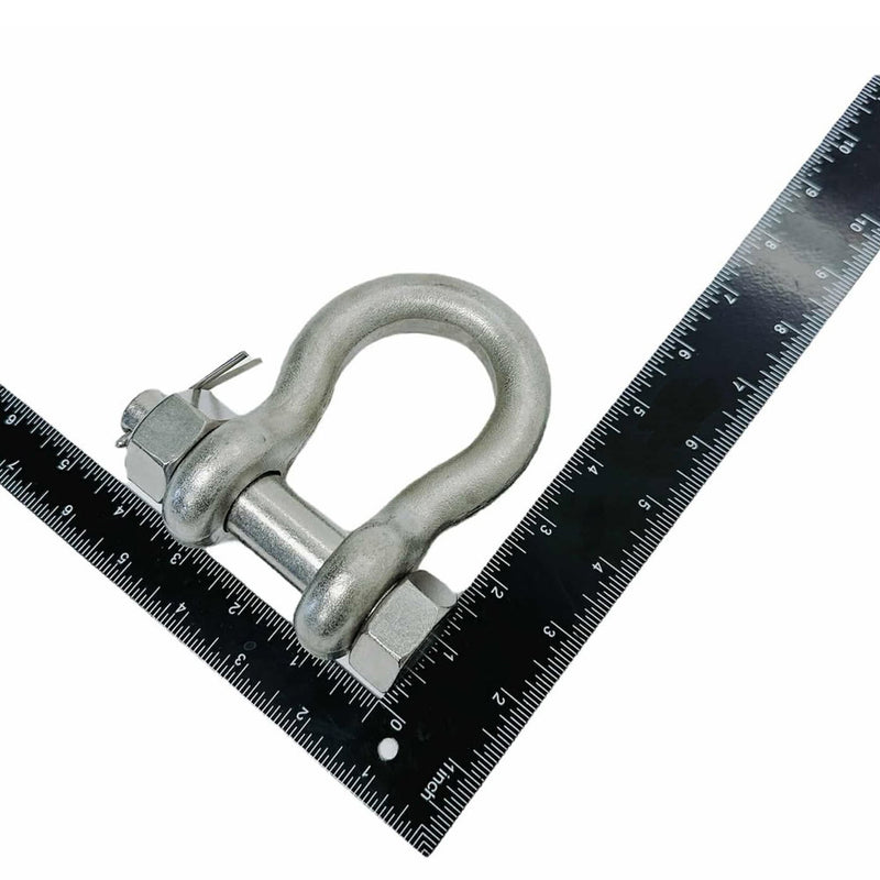 Mil-Spec 316 Stainless Steel Drop Forged 3/4" Bolt Pin Anchor Shackle 6000Lb WLL