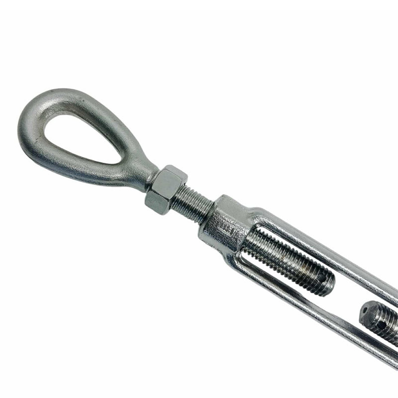 Mil-Spec Stainless Steel Drop Forged 3/4" x 6" Jaw & Eye Turnbuckle 5200 Lb WLL