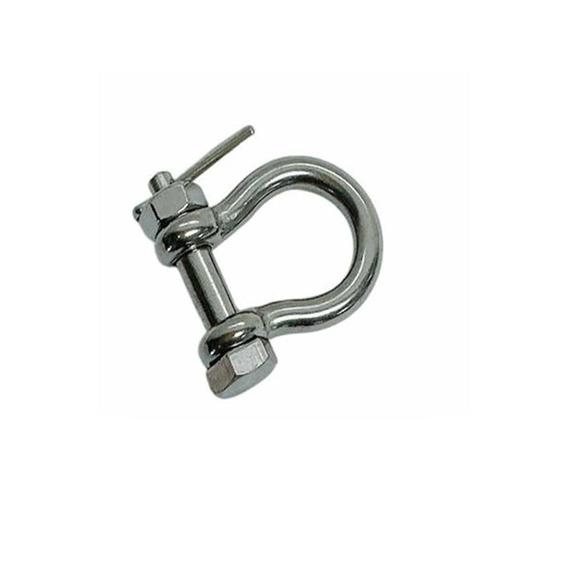 50 Pcs 3/16" Bolt Screw Pin Anchor Shackle Marine Stainless Steel D Ring Bow Rig