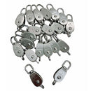 20 Pc 1 Marine Stainless Steel 316 SINGLE Pulley w/ Swivel Eye Hoist Lift 300Lbs