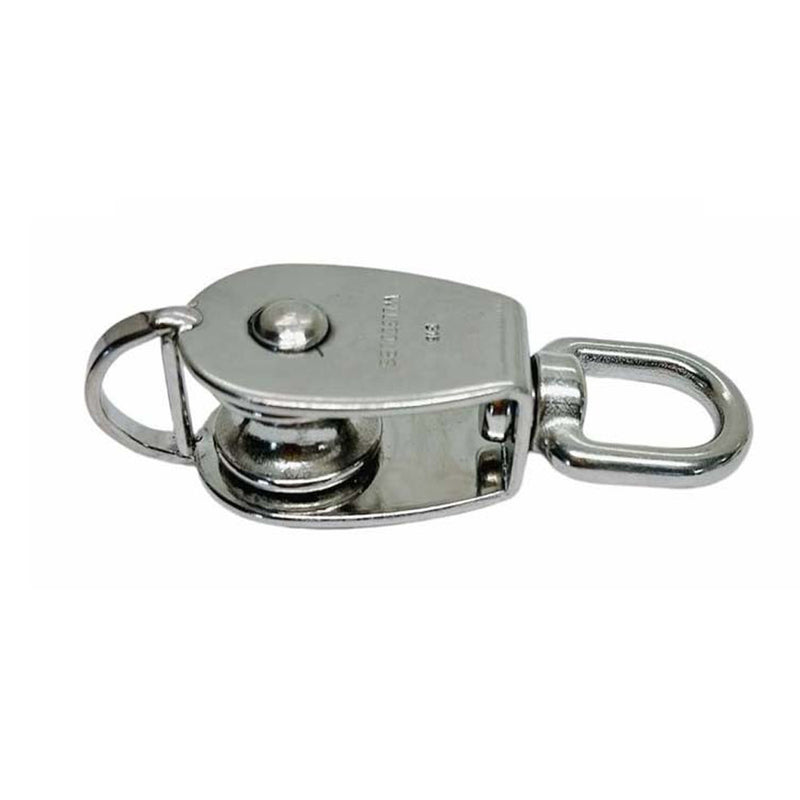 20 Pc 1 Marine Stainless Steel 316 SINGLE Pulley w/ Swivel Eye Hoist Lift 300Lbs
