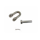 4 Pcs Mil-Spec Stainless Steel Forged 5/16" Round Pin Chain Shackle 1,300 Lb WLL