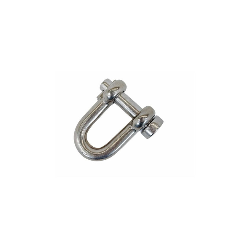 Mil-Spec T316 Stainless Steel Forged 3/8" Round Pin Chain Shackle 1,500 Lb WLL