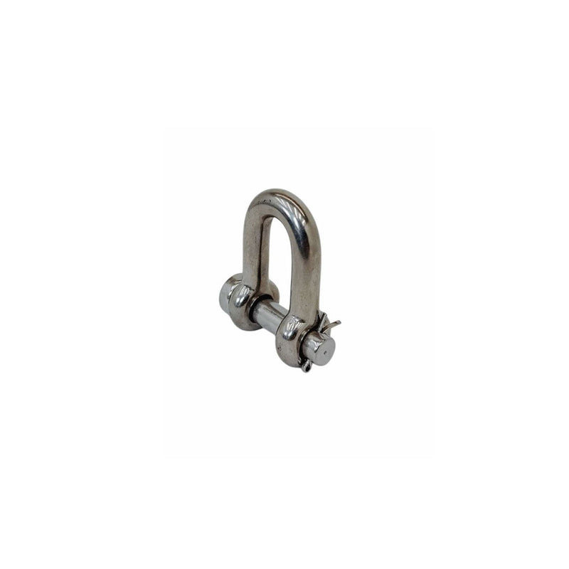 Mil-Spec T316 Stainless Steel Forged 3/8" Round Pin Chain Shackle 1,500 Lb WLL
