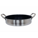 16-1/2" Round Stainless Steel Flat Comal Griddle Pan Grill Tray Cook Non-Stick