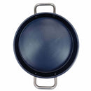 16-1/2" Round Stainless Steel Flat Comal Griddle Pan Grill Tray Cook Non-Stick