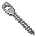 T316 Stainless Steel Threaded Eye Tab 5/16"-18 Thread, 5/16"-24 Thread, 5/16"-Lag Thread - PACK 5