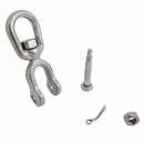 Mil Spec Marine 316 Stainless Steel Drop Forged 5/16" Jaw Eye Swivel 1600Lb WLL