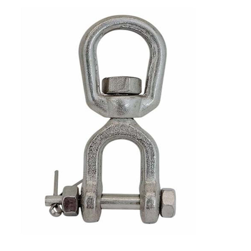 T316 Stainless Steel Drop Forged Mil Spec Jaw & Eye Marine Morring Swivels