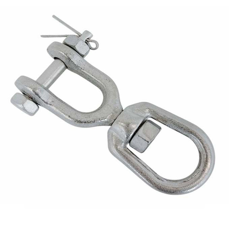 T316 Stainless Steel Drop Forged Mil Spec Jaw & Eye Marine Morring Swivels