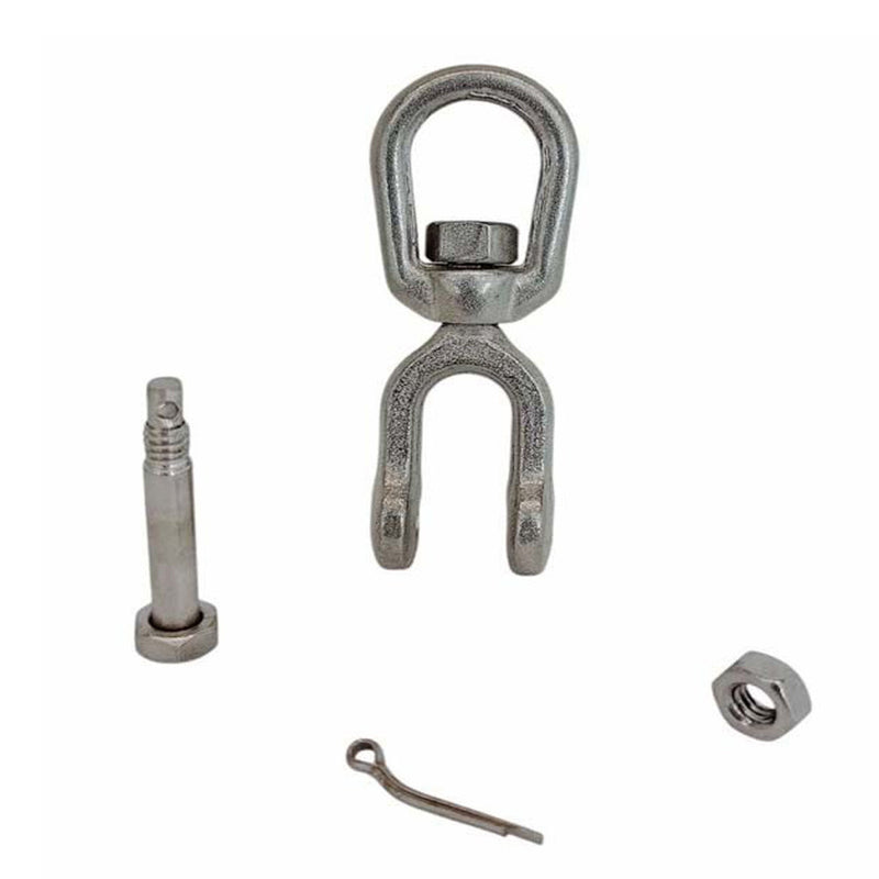 T316 Stainless Steel Drop Forged Mil Spec Jaw & Eye Marine Morring Swivels