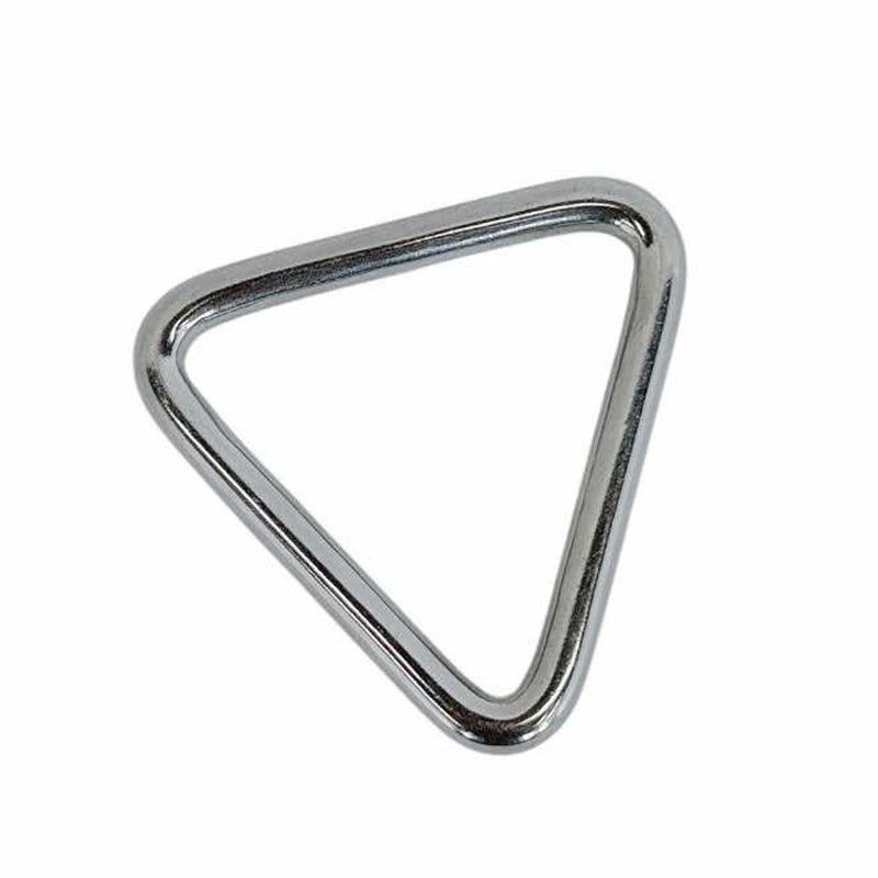Stainless Steel T316 Mil Spec 1/4" x 2" Triangle Ring Formed Welded 750 Lbs WLL