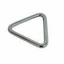 4Pc Stainless Steel 316 Mil Spec 1/4" x 2" Triangle Ring Formed Welded 750Lb WLL