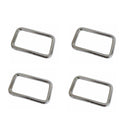 4 Pc Stainless Steel 304 Mil Spec 5/16"x3" Rectangular Ring Rectangle Link