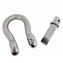 Mil Spec Stainless Steel T316 Forged Loaded Rate 7/8" Screw Pin Anchor Shackle