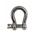 Mil Spec Stainless Steel T316 Forged Loaded Rate 3/4" Screw Pin Anchor Shackle