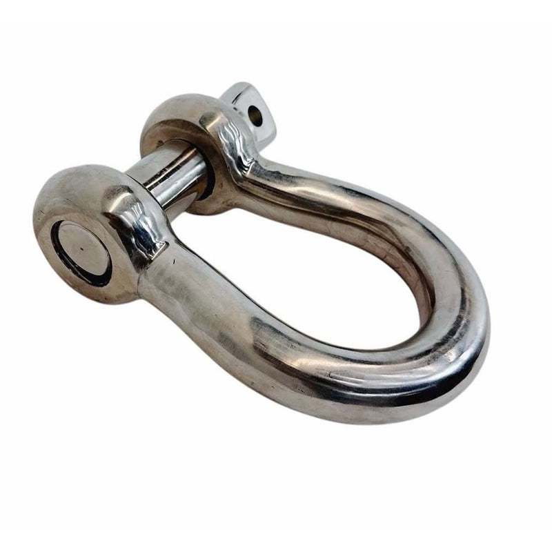 Mil Spec Stainless Steel T316 Forged Loaded Rate 5/8" Screw Pin Anchor Shackle