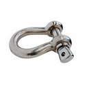 Mil Spec Stainless Steel T316 Forged Loaded Rate 5/8" Screw Pin Anchor Shackle