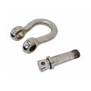 4 Pc Mil Spec Stainless Steel Forged Loaded Rate 5/8" Screw Pin Anchor Shackle