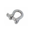 4 Pcs Mil Spec Stainless Steel Forged Loaded Rate 1/2" Screw Pin Anchor Shackle