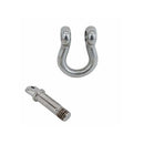 4 Pcs Mil Spec Stainless Steel Forged Loaded Rate 5/16" Screw Pin Anchor Shackle