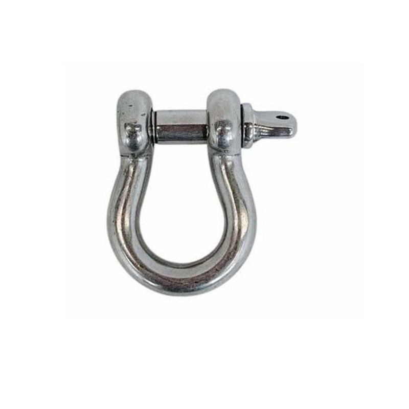 4 Pcs Mil Spec Stainless Steel Forged Loaded Rate 3/16" Screw Pin Anchor Shackle