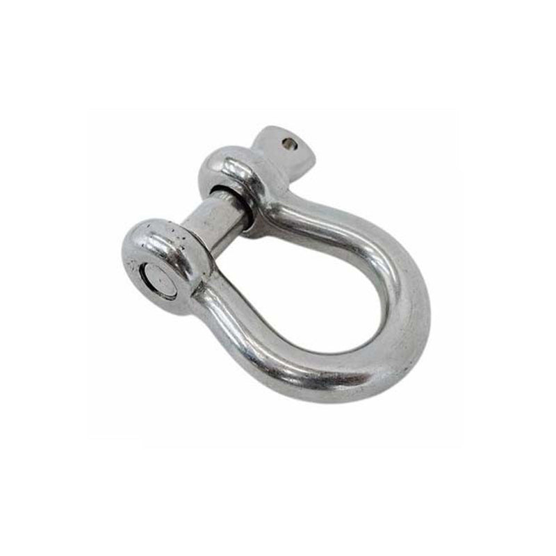 4 Pcs Mil Spec Stainless Steel Forged Loaded Rate 3/16" Screw Pin Anchor Shackle