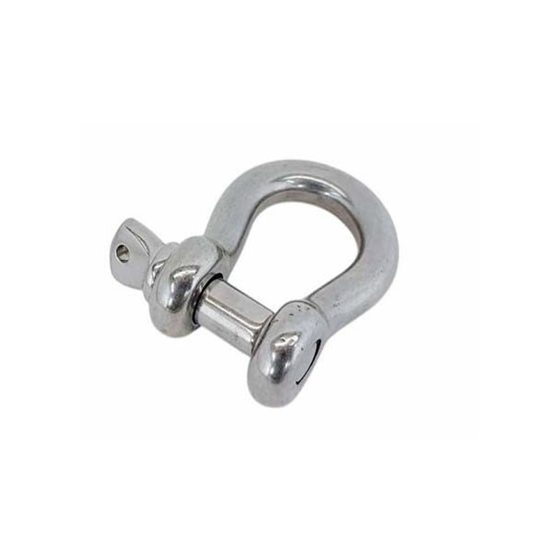 4 Pcs Mil Spec Stainless Steel Forged Loaded Rate 3/16" Screw Pin Anchor Shackle