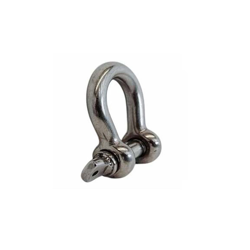 4 Pcs Mil Spec Stainless Steel Forged Loaded Rate 3/16" Screw Pin Anchor Shackle
