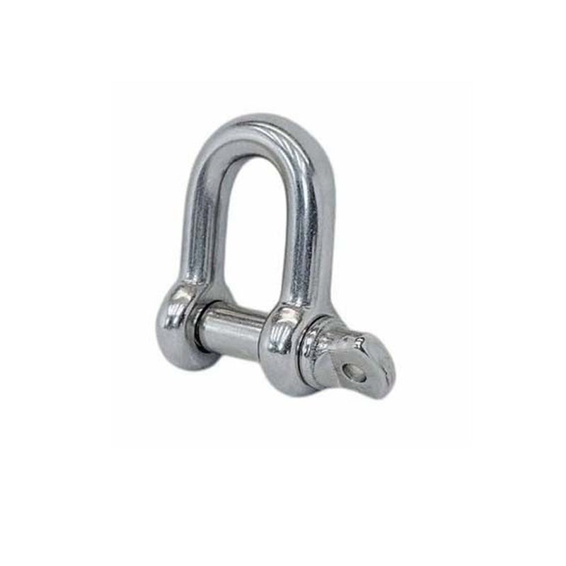 4 Pcs Mil Spec Stainless Steel T316 Forged 3/8" Screw Pin Shackle 1,500 Lb WLL