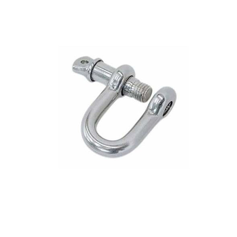 4 Pcs Mil Spec Stainless Steel T316 Forged 3/8" Screw Pin Shackle 1,500 Lb WLL