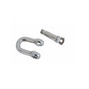 4 Pcs Mil Spec Stainless Steel T316 Forged 3/8" Screw Pin Shackle 1,500 Lb WLL