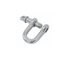 4Pc Mil Spec Stainless Steel 316 Forged 1/2" Screw Pin Chain Shackle 3000 Lb WLL