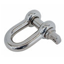 4Pc Mil Spec Stainless Steel T316 Forged 5/8" Screw Pin Chain Shackle 4000Lb WLL