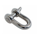 4Pc Mil Spec Stainless Steel T316 Forged 5/8" Screw Pin Chain Shackle 4000Lb WLL