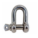 Mil Spec Stainless Steel T316 Forged 1" Screw Pin Chain Shackle 10,000 Lb WLL