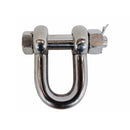 Mil Spec Stainless Steel T316 Forged 3/4" Bolt Pin Chain Shackle 6,000 Lbs WLL