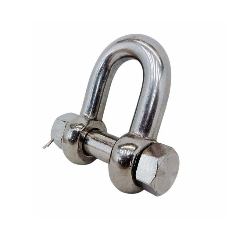 Mil Spec Stainless Steel T316 Forged 3/4" Bolt Pin Chain Shackle 6,000 Lbs WLL